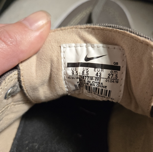 NIKE SB Zoom Janoski Canvas RM Medium Olive Mens Shoes 9.5 - Picture 5 of 6